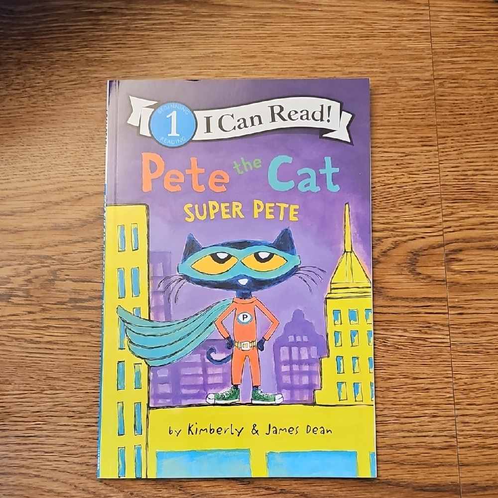 Pete the Cat Super Pete Book NWT